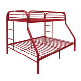 Tritan Red Twin/Full Bunk Bed Model 02053RD By ACME Furniture
